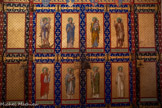 <center>Abbaye de Saint-Michel de Frigolet</center>En haut : st Michel, ste Marie Madeleine, st Joseph, ste Jean-Baptiste. <br>
En bas : st Hermann ?, st Augustin, st Norbert, st Bernard.