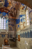 <center>Chapelle Saint-Martial</center>Dans la voûte, Saint Martial recevant le bâton des mains de saint Pierre.