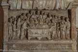<center>Sacristie Nord.</center>Tombeau de Philippe d’Alençon. Moulage de plâtre 1923.
Don de S.S. Pie XI, Palais des Papes.
Philippe d’Alençon fut vicaire général du pape Urbain VI, qui régna à Rome durant le schisme de 1378 à 1389. Le tombeau original se trouve à l’église Sainte-Marie du Trastevere à Rome